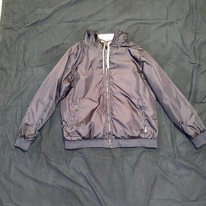 Mossimo Supply Co Mens Jacket XL Blue with Hood